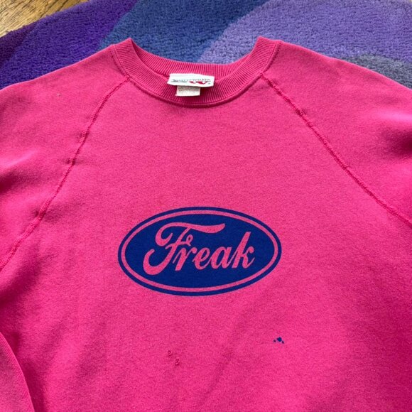 Women's Pink Sweatshirt - Picture 2 of 5